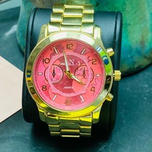 AN LONDON Watch STAINLESS STEEL case back | PINK GOLD | accessories |